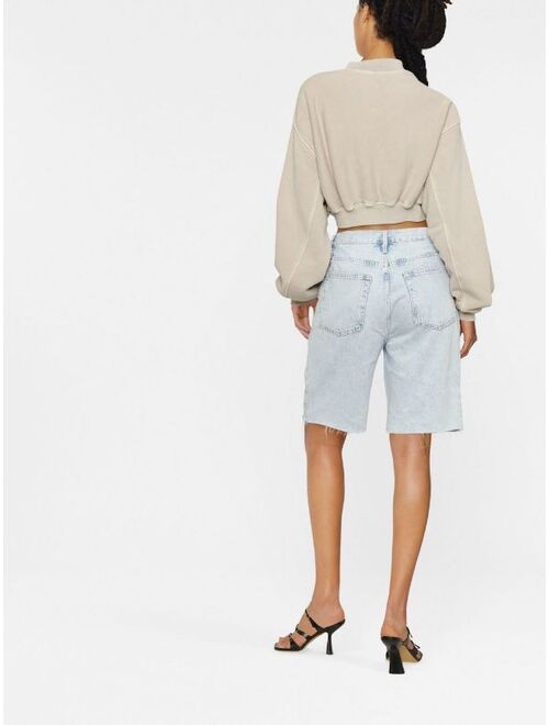 Alexander Wang gathered cropped jumper