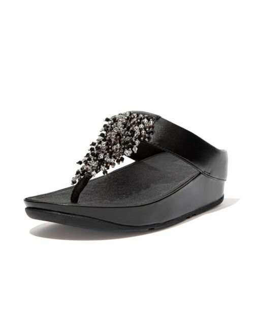 FITFLOP Women's Rumba Beaded Toe-Post Sandals