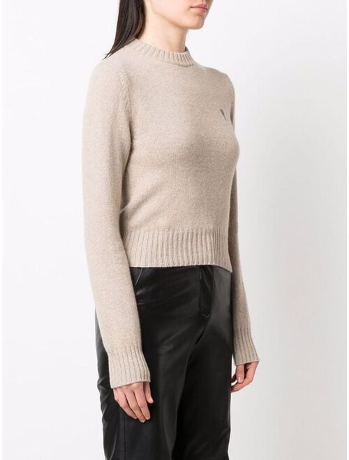 AMI Paris Ami De Coeur cashmere jumper