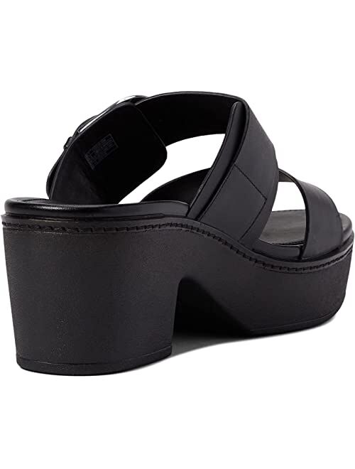 FitFlop Pilar Leather Slide Platforms