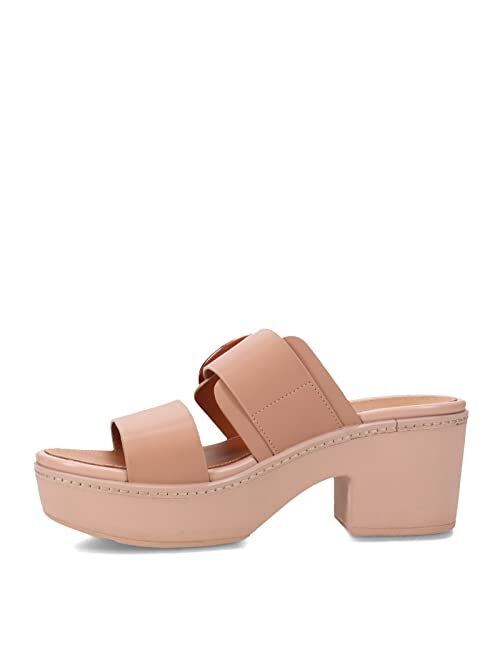 FitFlop Pilar Leather Slide Platforms