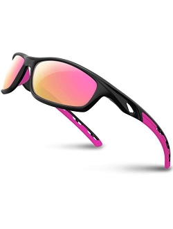 RIVBOS Sunglasses for Men Women Polarized UV Protection Sports Fishing Driving Shades Cycling RB833