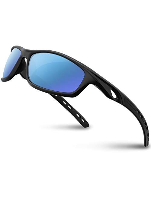 RIVBOS Sunglasses for Men Women Polarized UV Protection Sports Fishing Driving Shades Cycling RB833