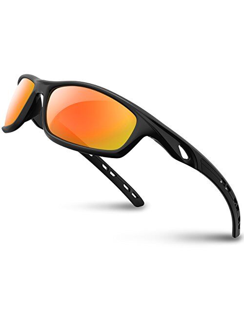 RIVBOS Sunglasses for Men Women Polarized UV Protection Sports Fishing Driving Shades Cycling RB833