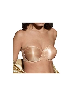 Women's Satin Strapless Bra 016-1331