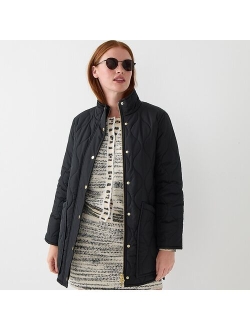 New quilted cocoon puffer coat