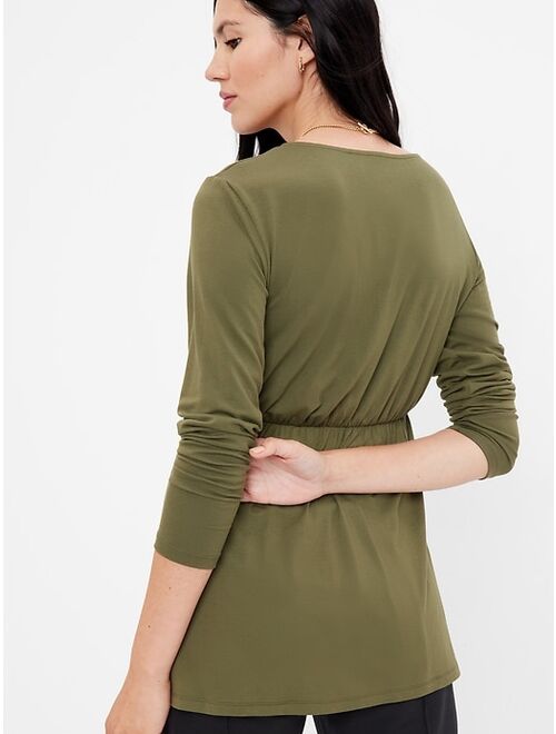 Gap Maternity Jersey Nursing Wrap Top