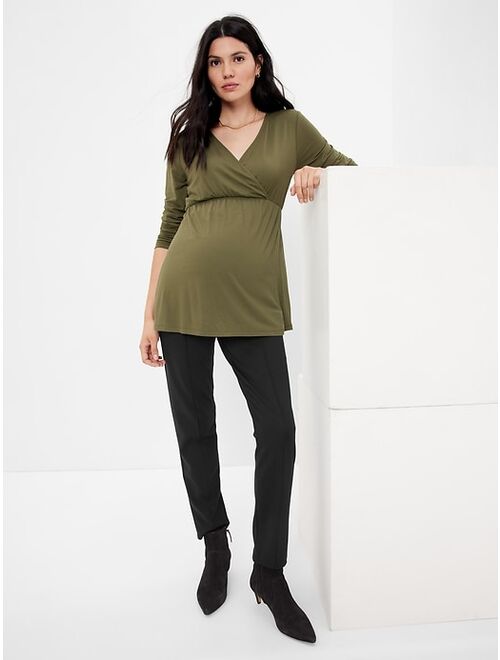 Gap Maternity Jersey Nursing Wrap Top