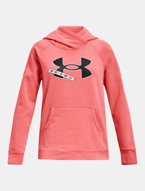 Under Armour Girls' Rival Fleece Logo Hoodie