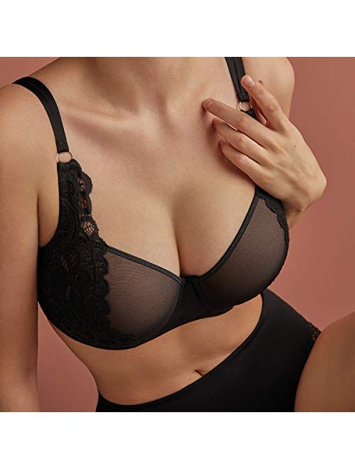 PrimaDonna Twist First Night 0241882 Women's Black Padded Balcony Bra