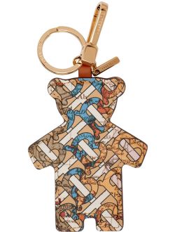 Multicolor Monogram Map Keychain