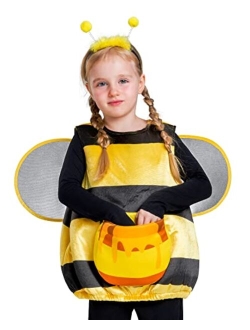 Ikali Bumble Bee Costume, Princess Fancy Dress Up(Tutu, Wings, Antenna)