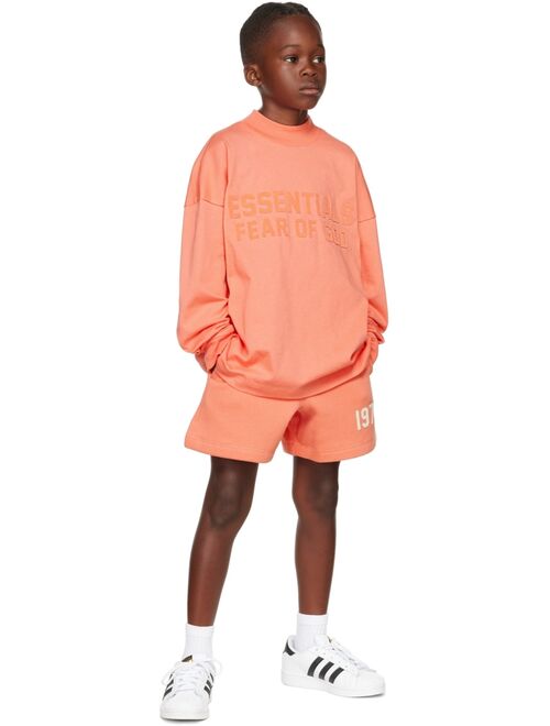 Essentials Kids Pink '1977' Shorts