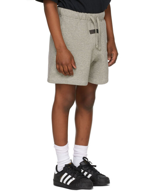 Essentials Kids Grey '1977' Shorts