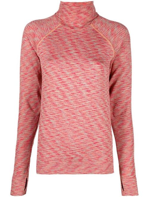 Sweaty Betty Spacedye roll-neck top