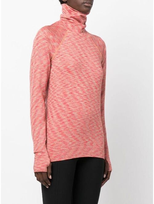 Sweaty Betty Spacedye roll-neck top