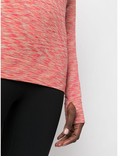 Sweaty Betty Spacedye roll-neck top