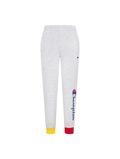 Champion Big Boys Color Blocked Fleece Joggers