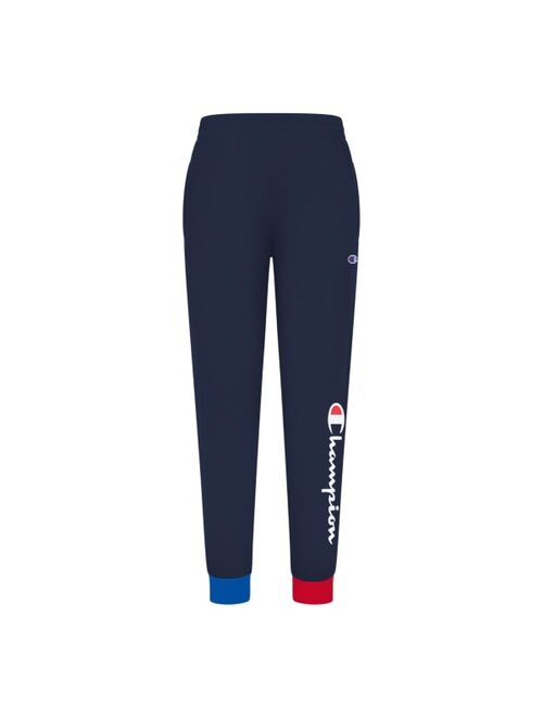 Champion Big Boys Color Blocked Fleece Joggers