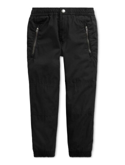 Little Boys Poplin Joggers