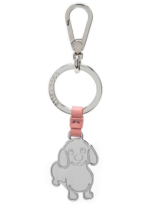 Coccinelle logo-engraved dog keyring