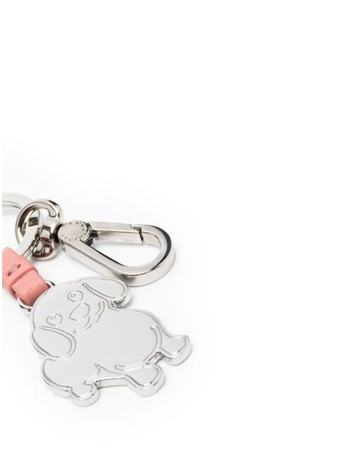 Coccinelle logo-engraved dog keyring