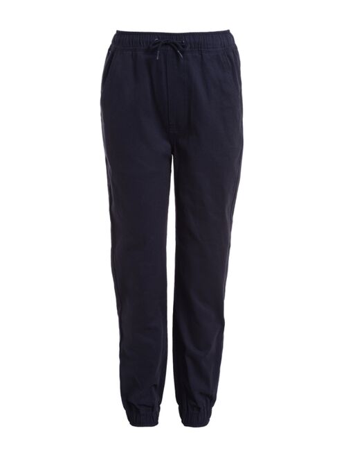 Nautica Big Boys Evan Tapered-Fit Stretch Joggers with Reinforced Knees