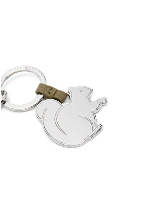 Coccinelle squirrel-pendant keyring