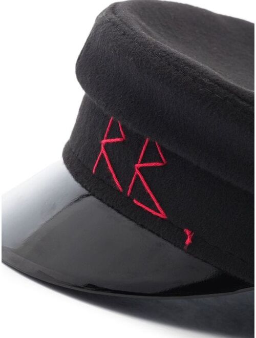 Ruslan Baginskiy embroidered monogram baker boy hat