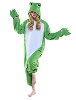 CANASOUR Polar Fleece Christmas Adult Anime Unisex Animal Costume Cosplay Onesie