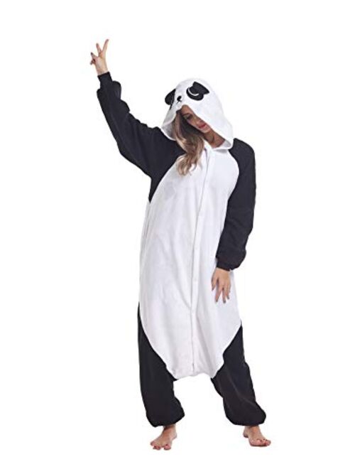 Sqlszt Animal Adult Onesie Pajamas Plush One Piece Cosplay Animal Costume