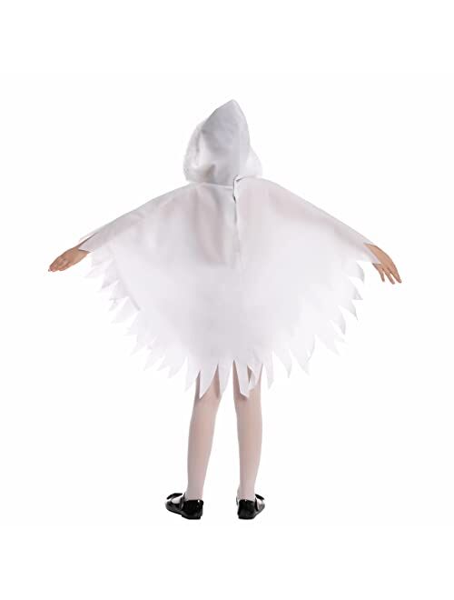 Spooktacular Creations Halloween Ghost Cloak Costume for Kids Trick-or-Treating, Spooky Ghost Costume for Child Toddler