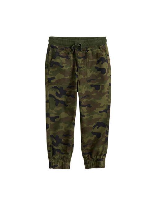 Boys 4-12 Jumping Beans Pull-On Twill Jogger in Regular, Slim & Husky