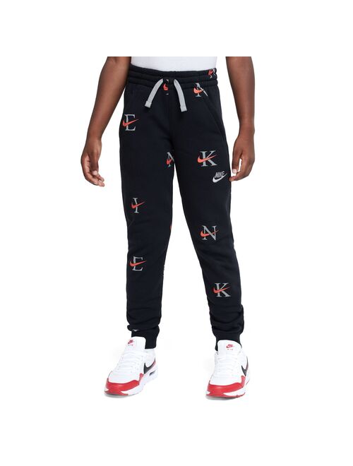 Boys 8-20 Nike Club Fleece Printed Joggers