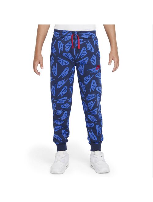 Boys 8-20 Nike Club Fleece Print Joggers