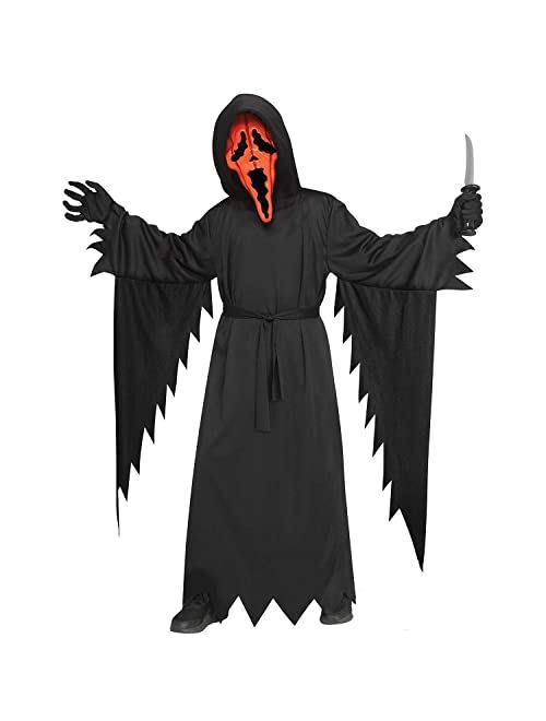 Fun World Child Pumpkin Ghost Face Costume