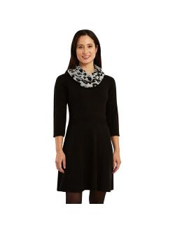 Women's AB Studio Fit & Flare Sweater Dress