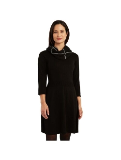 Women's AB Studio Fit & Flare Sweater Dress