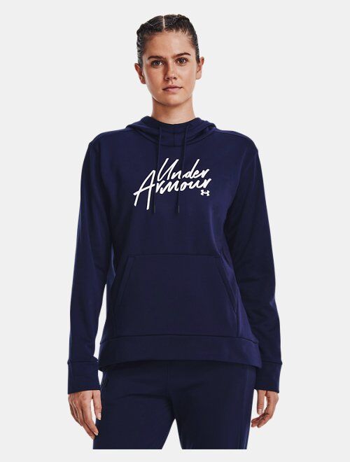 Under Armour Women's Armour Fleece Script Hoodie