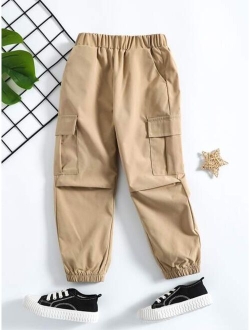 Toddler Boys Flap Pocket Cargo Pants