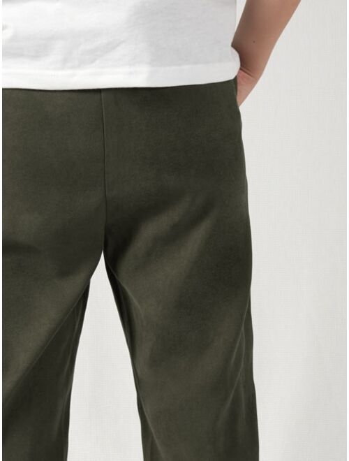 Shein Boys Patched Detail Slant Pocket Pants