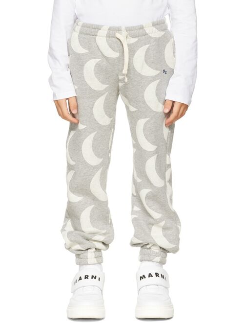 BOBO CHOSES Kids Gray Moon Lounge Pants