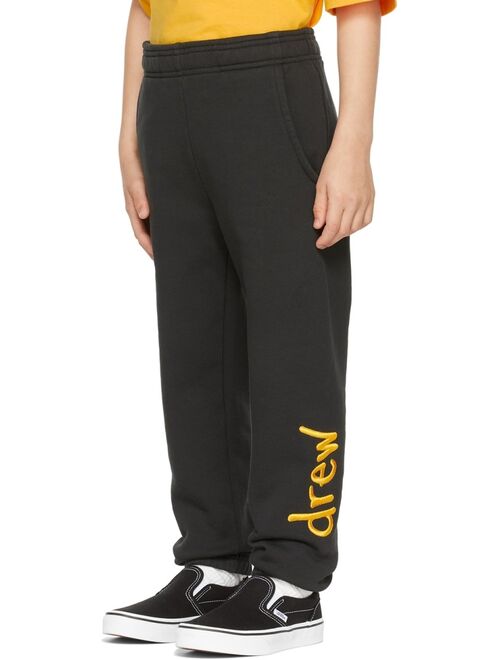 DREW HOUSE SSENSE Exclusive Kids Black Painted Mascot Lounge Pants