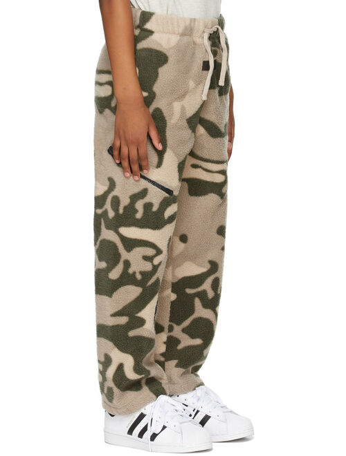 ESSENTIALS Kids Beige Camo Lounge Pants