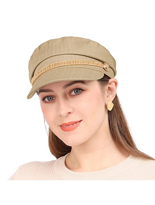 PanPacSight Women Newsboy Hats Fiddler Greek Fisherman Sailor Hat Cabbie Beret Paperboy Cap