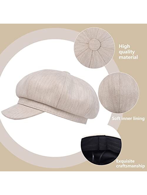 Tripome Newsboy Cap for Women-Beret Suede Poetic Justice Beret Irish for Womens Hats Fashion Fall