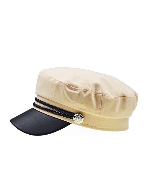 Jewelry-Box Retro England Style Ladies Womens Girls Beret Baker Boy Peaked Cap Military Hat