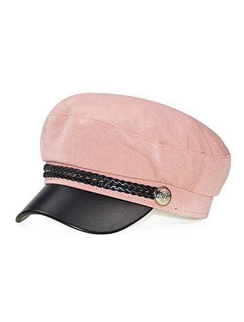 Jewelry-Box Retro England Style Ladies Womens Girls Beret Baker Boy Peaked Cap Military Hat