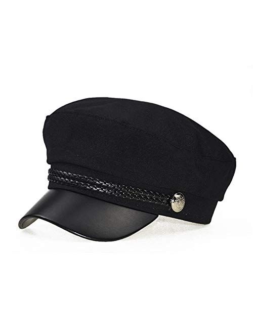 Jewelry-Box Retro England Style Ladies Womens Girls Beret Baker Boy Peaked Cap Military Hat