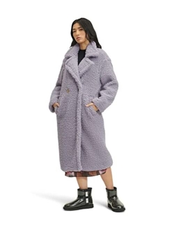 Gertrude Long Teddy Coat